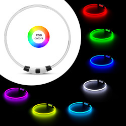 Świecąca obroża LED Bentech DC213 RGB