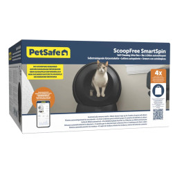Automatyczna kuweta dla kotów PetSafe® ScoopFree SmartSpin™ Black