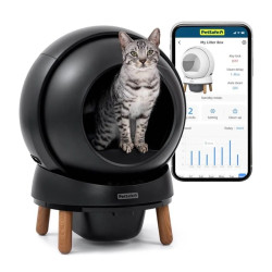 Automatyczna kuweta dla kotów PetSafe® ScoopFree SmartSpin™ Black